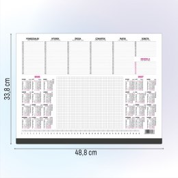 Kalendarz biurkowy MAŁY 488mm x 338mm Press Press
