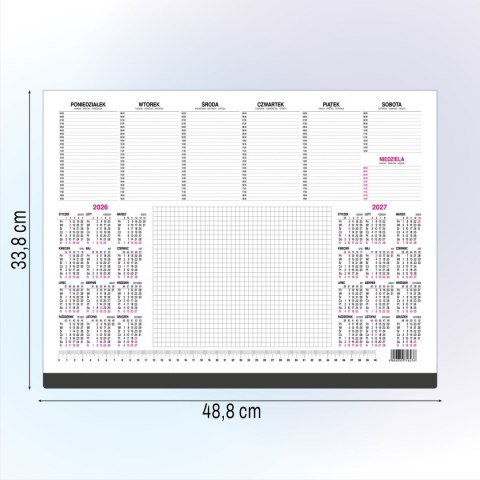 Kalendarz biurkowy MAŁY 488mm x 338mm Press Press
