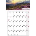 Kalendarz biurkowy miesięczny Pejzaże 240mm x 150mm Press (5904830713602) Press