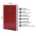 Kalendarz książkowy (terminarz) EKONOMICZNY A5 Press (DZIENNY) Press