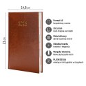Kalendarz książkowy (terminarz) EKONOMICZNY A5 Press (DZIENNY) Press