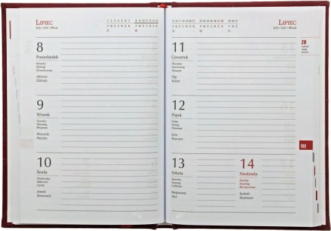 Kalendarz książkowy (terminarz) Ola A6 148mm x 105mm Michalczyk i Prokop (T-212V-C,N,P,S,Z) Michalczyk i Prokop