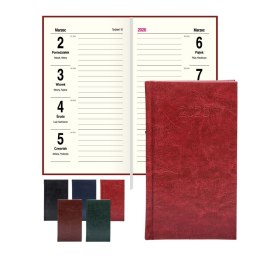 Kalendarz książkowy (terminarz) SLIM 3/4 B6 Press (tygodniowy) Press