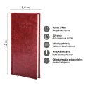 Kalendarz książkowy (terminarz) SLIM 3/4 B6 Press (tygodniowy) Press