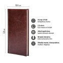 Kalendarz książkowy (terminarz) SLIM 3/4 B6 Press (tygodniowy) Press