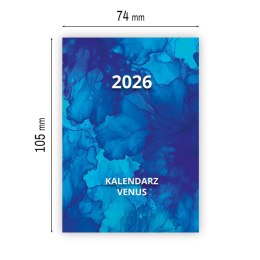 Kalendarz książkowy (terminarz) VENUS A7 Press Press