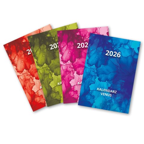 Kalendarz książkowy (terminarz) VENUS A7 Press Press