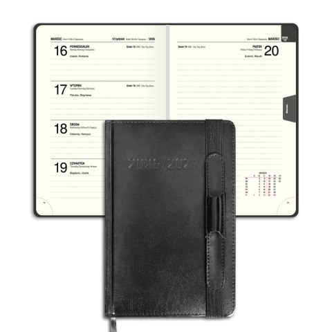 Kalendarz książkowy (terminarz) dwuletni A5 Press Press
