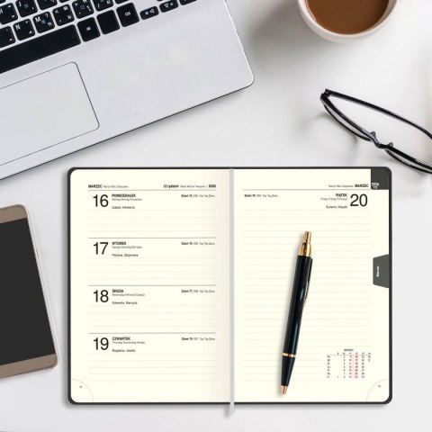 Kalendarz książkowy (terminarz) dwuletni A5 Press Press