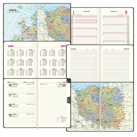 Kalendarz książkowy (terminarz) dwuletni A5 Press Press