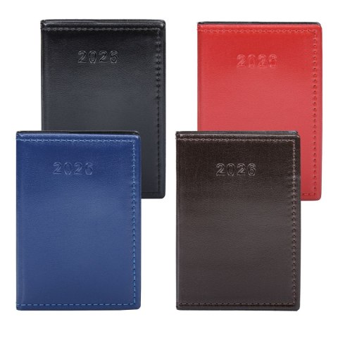 Kalendarz książkowy (terminarz) kieszonkowy A7 Press (tygodniowy) Press