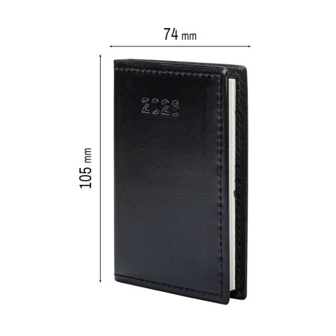 Kalendarz książkowy (terminarz) kieszonkowy A7 Press (tygodniowy) Press