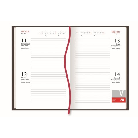 Kalendarz nauczyciela książkowy (terminarz) 125mm x 185mm Michalczyk i Prokop (T-155V-03) Michalczyk i Prokop