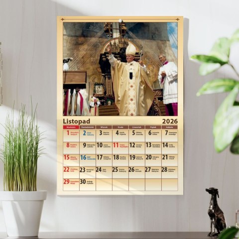 Kalendarz ścienny 16 stron wieloplanszowy A4 Press Press