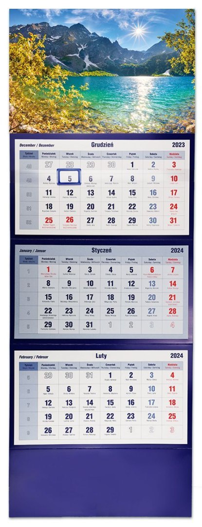 Kalendarz ścienny 315mm x 855mm Michalczyk i Prokop (T-105T-02) Michalczyk i Prokop