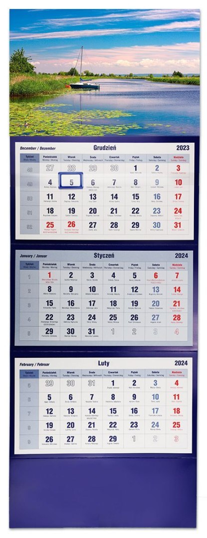 Kalendarz ścienny 855mm x 315mm Michalczyk i Prokop (T-105T-01) Michalczyk i Prokop