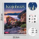 Kalendarz ścienny A4 KRAJOBRAZY A4 x 300mm Press (5904830713435) Press