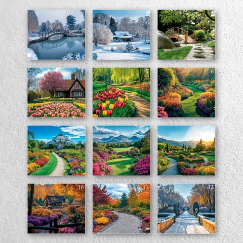 Kalendarz ścienny A4 OGRODY A4 Press (5904830713411) Press