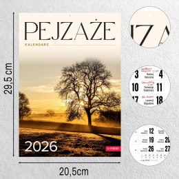 Kalendarz ścienny A4 PEJZAŻE A4 Press (5904830713459) Press
