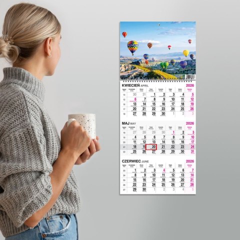 Kalendarz ścienny BUKIET 310mm x 790mm Press Press
