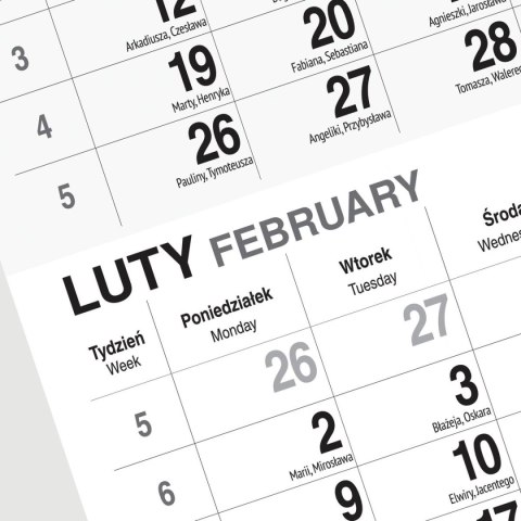 Kalendarz ścienny OGRÓD A3 Press Press