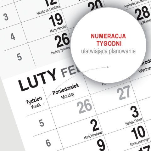 Kalendarz ścienny OGRÓD A3 Press Press