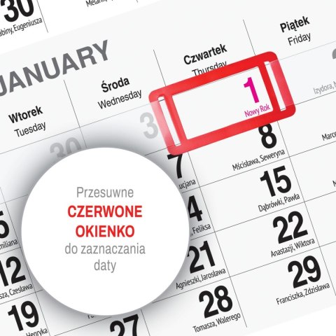 Kalendarz ścienny OGRÓD A3 Press Press