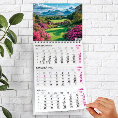 Kalendarz ścienny OGRÓD A3 Press Press