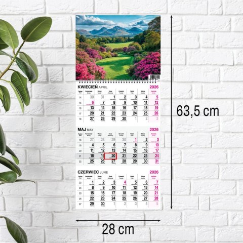 Kalendarz ścienny OGRÓD A3 Press Press