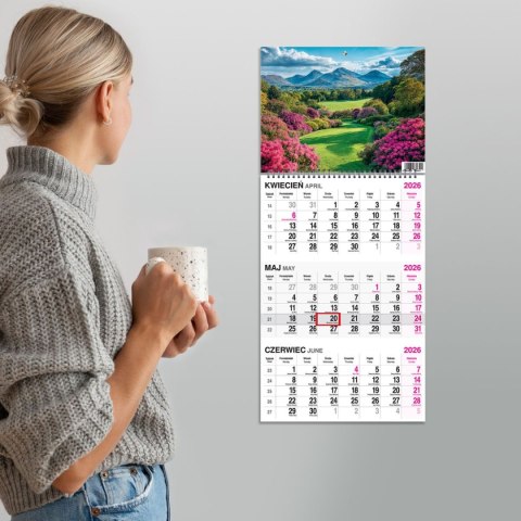 Kalendarz ścienny OGRÓD A3 Press Press