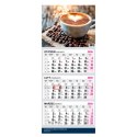 Kalendarz ścienny PREMIUM trójdzielny A4 Press (KAWA) Press