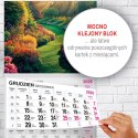 Kalendarz ścienny PREMIUM trójdzielny A4 Press (OGRÓD) Press