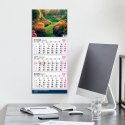 Kalendarz ścienny PREMIUM trójdzielny A4 Press (OGRÓD) Press