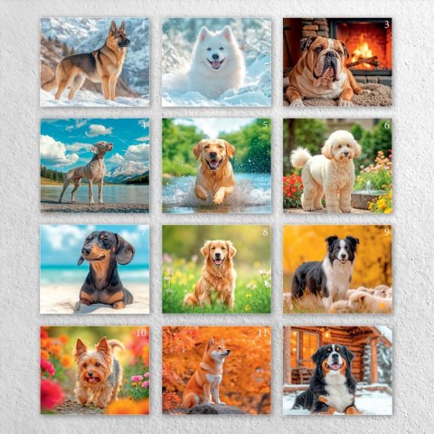 Kalendarz ścienny WIELOPLANSZOWY 16K A3 Press Press