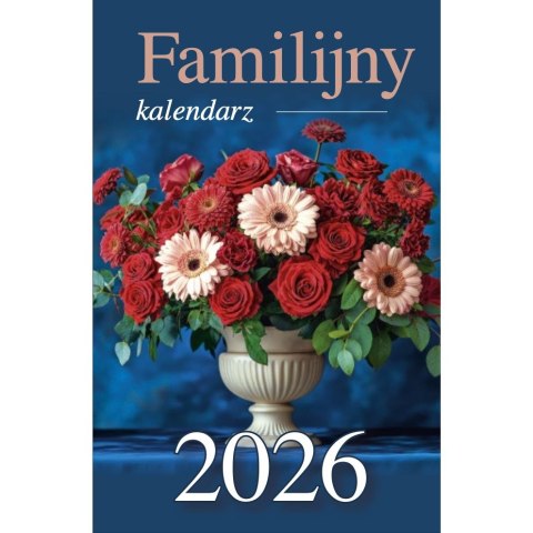 Kalendarz ścienny ZDZIERAK FAMILIJNY A6 Press Press