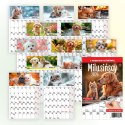 Kalendarz ścienny na lodówkę z magnesem 137mm x 210mm Press (MILUSIŃSCY) Press