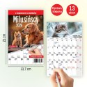 Kalendarz ścienny na lodówkę z magnesem 137mm x 210mm Press (MILUSIŃSCY) Press