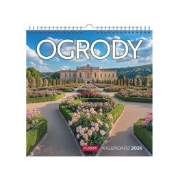 Kalendarz ścienny ogrody 33x33 330mm x 330mm Press Press