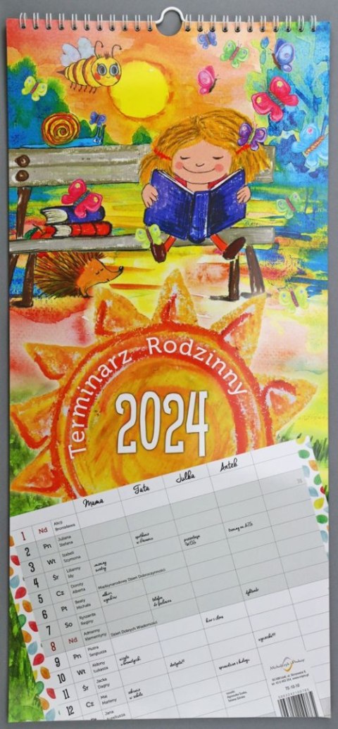 Kalendarz ścienny terminarz ścienny 200mm x 285mm Michalczyk i Prokop (TS-10-10) Michalczyk i Prokop