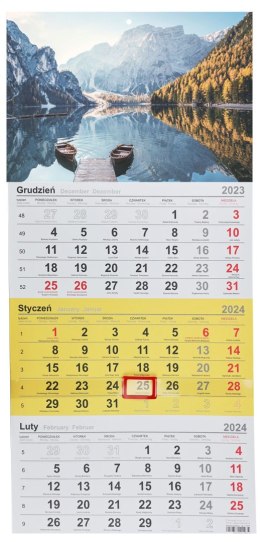 Kalendarz ścienny trójdzielny 288mm x 622mm Michalczyk i Prokop (T-106T-10) Michalczyk i Prokop