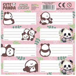 Naklejka na zeszyt Panda Derform (NNZPA10) Derform