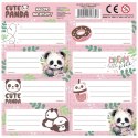 Naklejka na zeszyt Panda Derform (NNZPA10) Derform