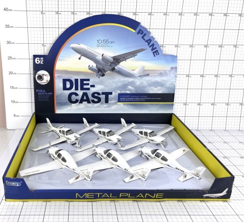 Samolot metalowy światło i dźwięk Dromader (130-1354977) Dromader