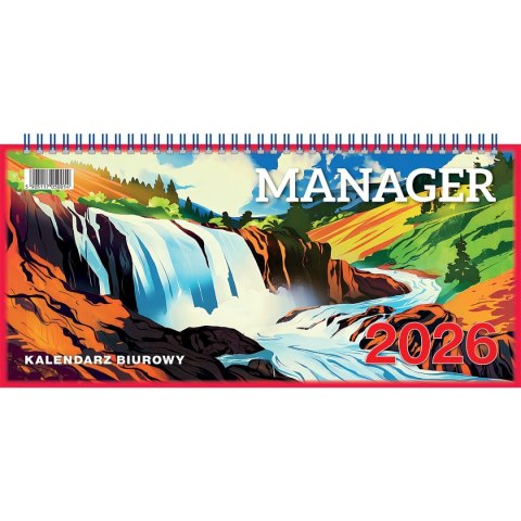 Kalendarz biurkowy MANAGER biurkowy 320mm x 150mm Wydawnictwo Telegraph Wydawnictwo Telegraph