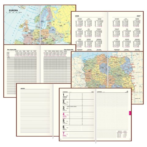 Kalendarz książkowy (terminarz) A5 Press (tygodniowy) Press