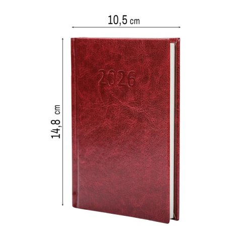 Kalendarz książkowy (terminarz) PRESTIGE A6 Press (tygodniowy) Press