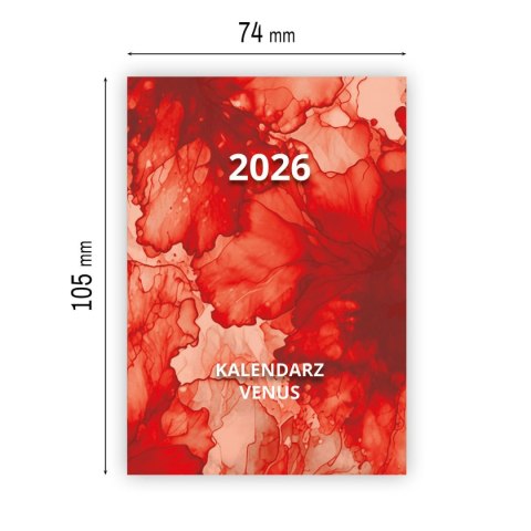 Kalendarz książkowy (terminarz) mix A7 Press (TYGODNIOWY) Press