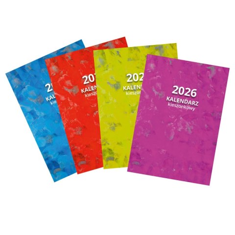 Kalendarz książkowy (terminarz) mix A7 Press (TYGODNIOWY) Press