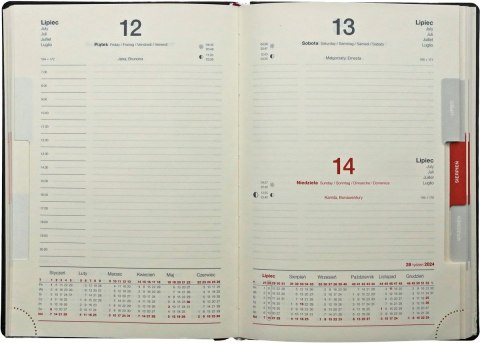 Kalendarz książkowy (terminarz) terminarz A5 140mm x 210mm Beskidy (K7 lux) Beskidy