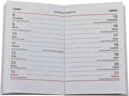 Kalendarz książkowy (terminarz) terminarz kieszonkowy A7 Beskidy (M8) Beskidy